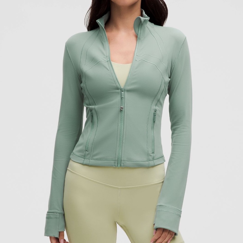 Lululemon Define Cropped Jacket nulu  crater blue